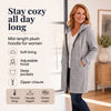 Womens Zip Up Fleece Hoodie-Your New Everyday Cozy Layer 🤍