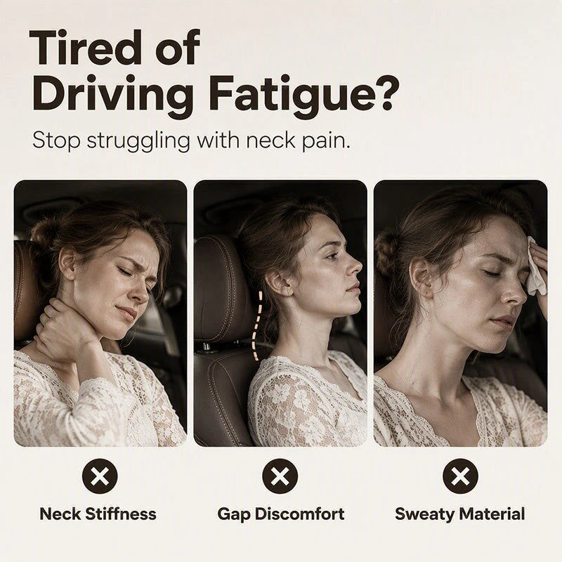 💥Hot Sale 49% OFF - Car Headrest &amp;amp; Lumbar Support Cushionimage🎁