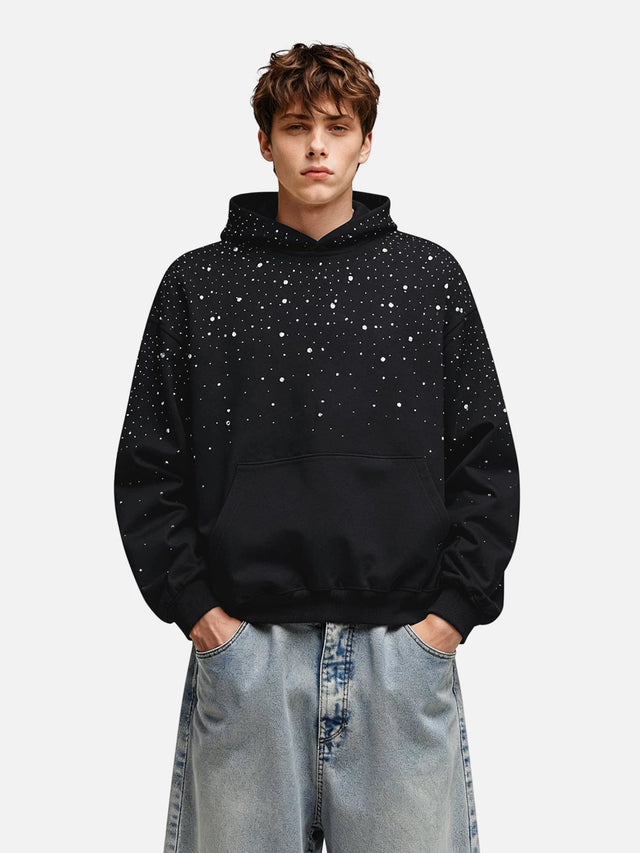 Rhinestone Oversized Hoodie
