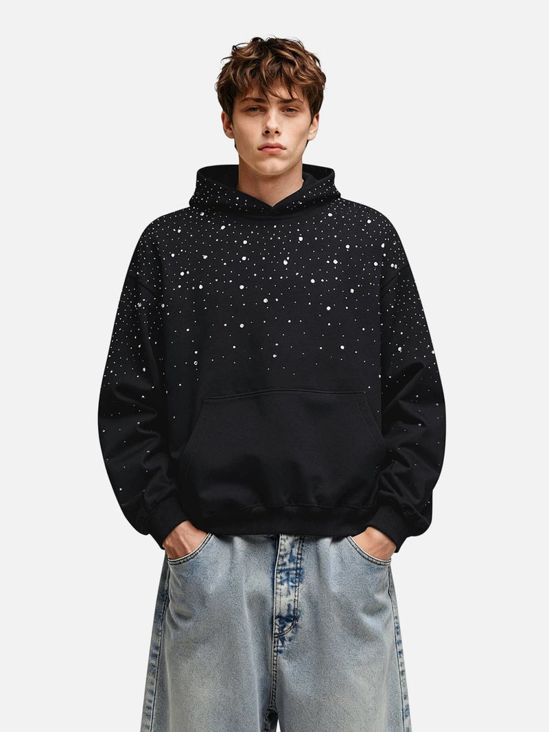 Rhinestone Oversized Hoodie