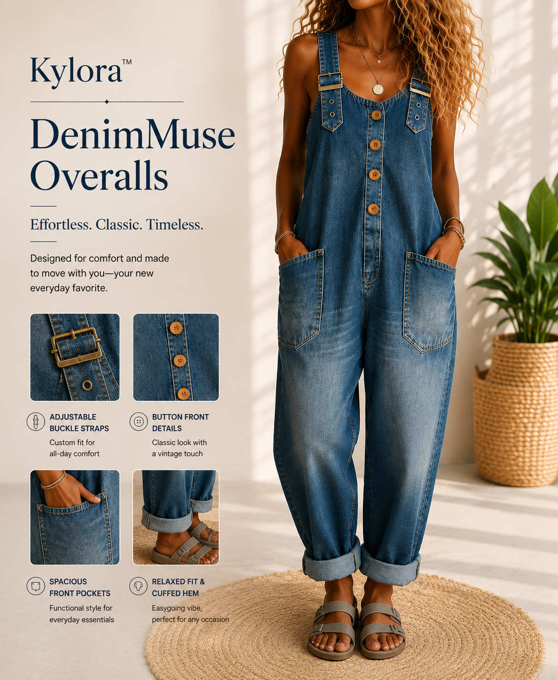 DenimMuse Overalls One Piece. Endless Everyday Looks. ✨DenimMuse Overalls