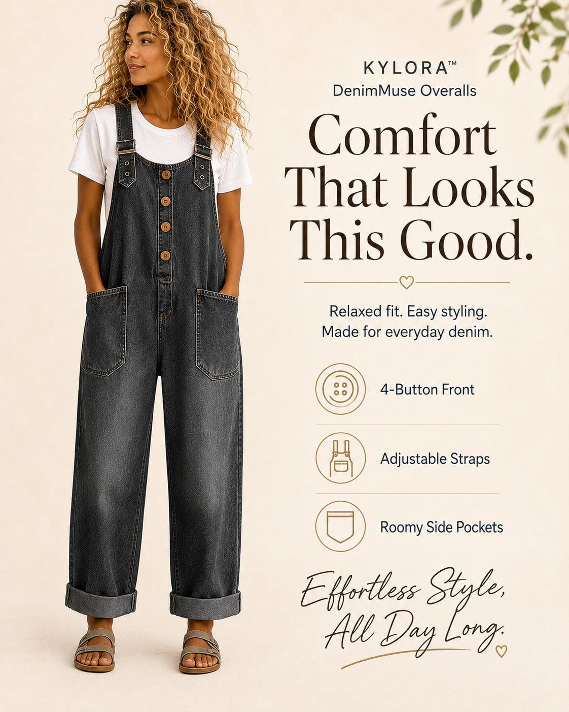 DenimMuse Overalls One Piece. Endless Everyday Looks. ✨DenimMuse Overalls