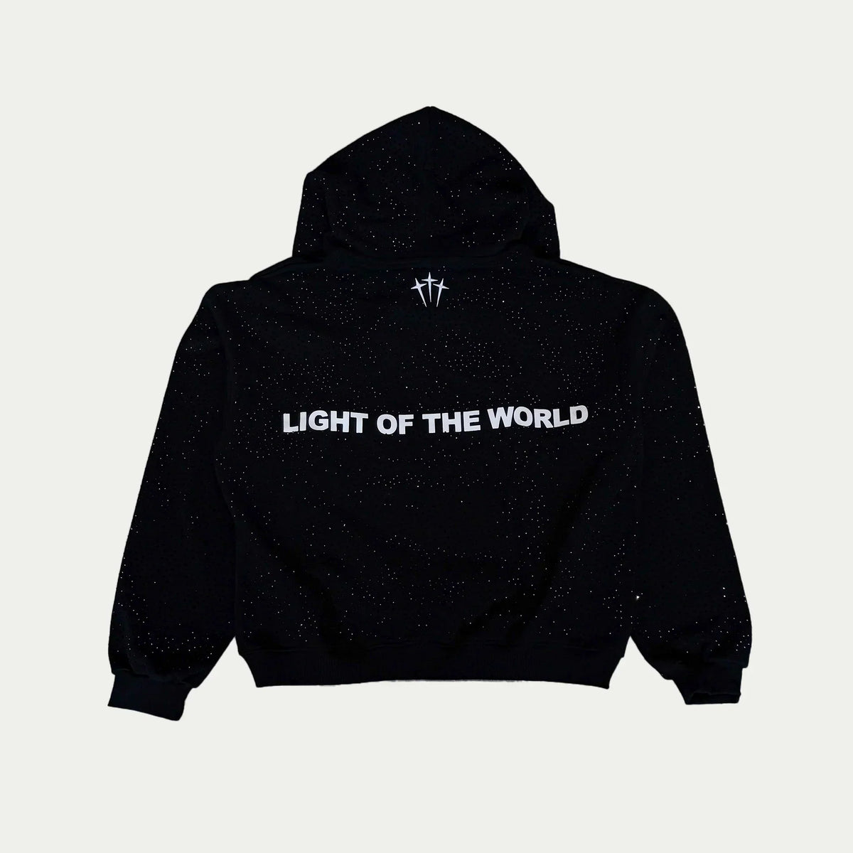 Jesus is The Light Rhinestone Hoodie