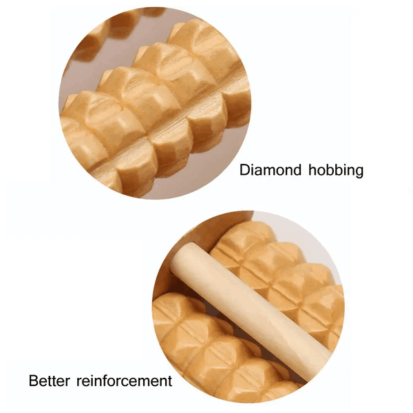 DeepRoll Wooden Foot Massager