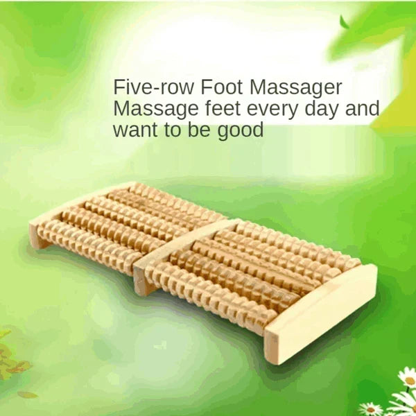 DeepRoll Wooden Foot Massager
